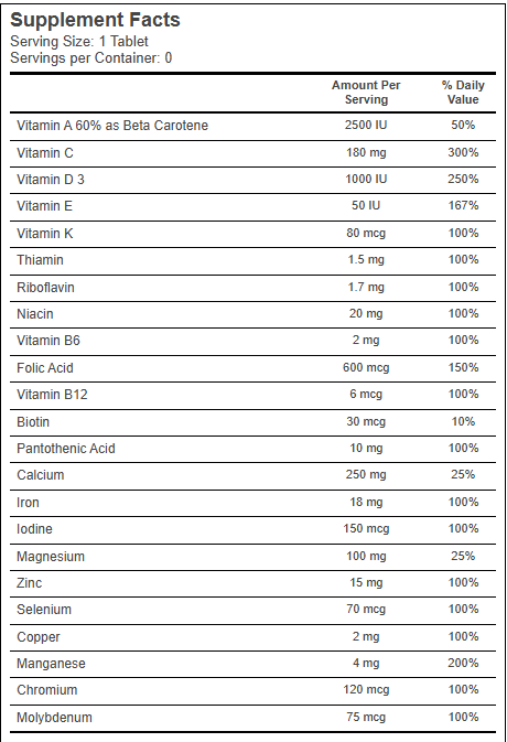 Multivitamínico Femenino - NATURE MADE