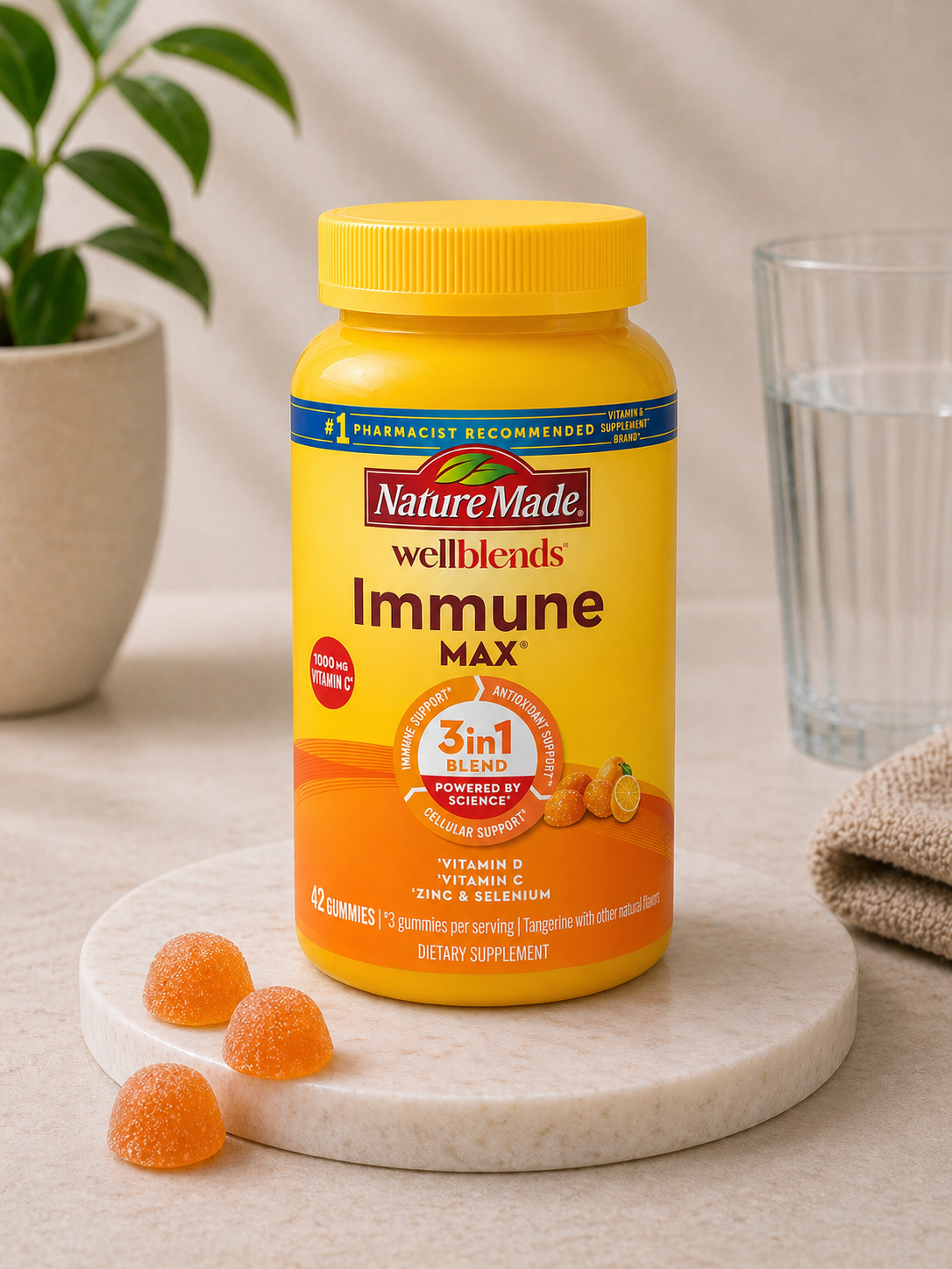Sistema inmunológico (Vit C + D3 + Zinc) - NATURE MADE