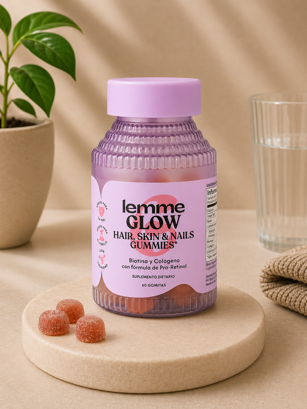 Gomitas de Belleza con Colágeno y Biotina
