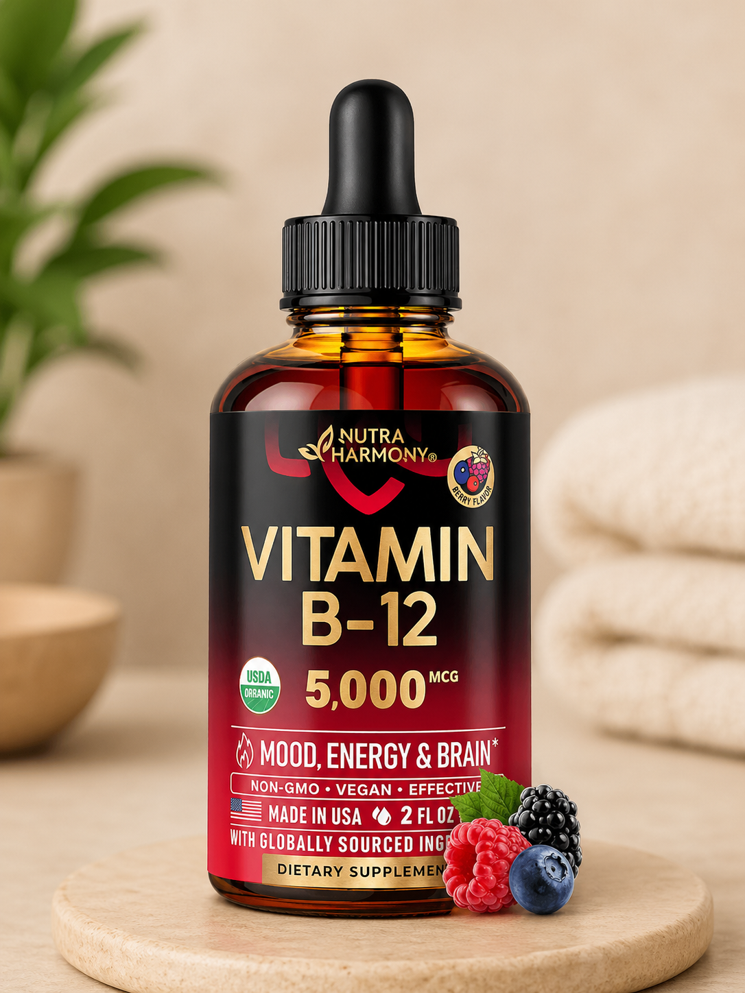 Vitamina B12 Sublingual - Nutra Harmony