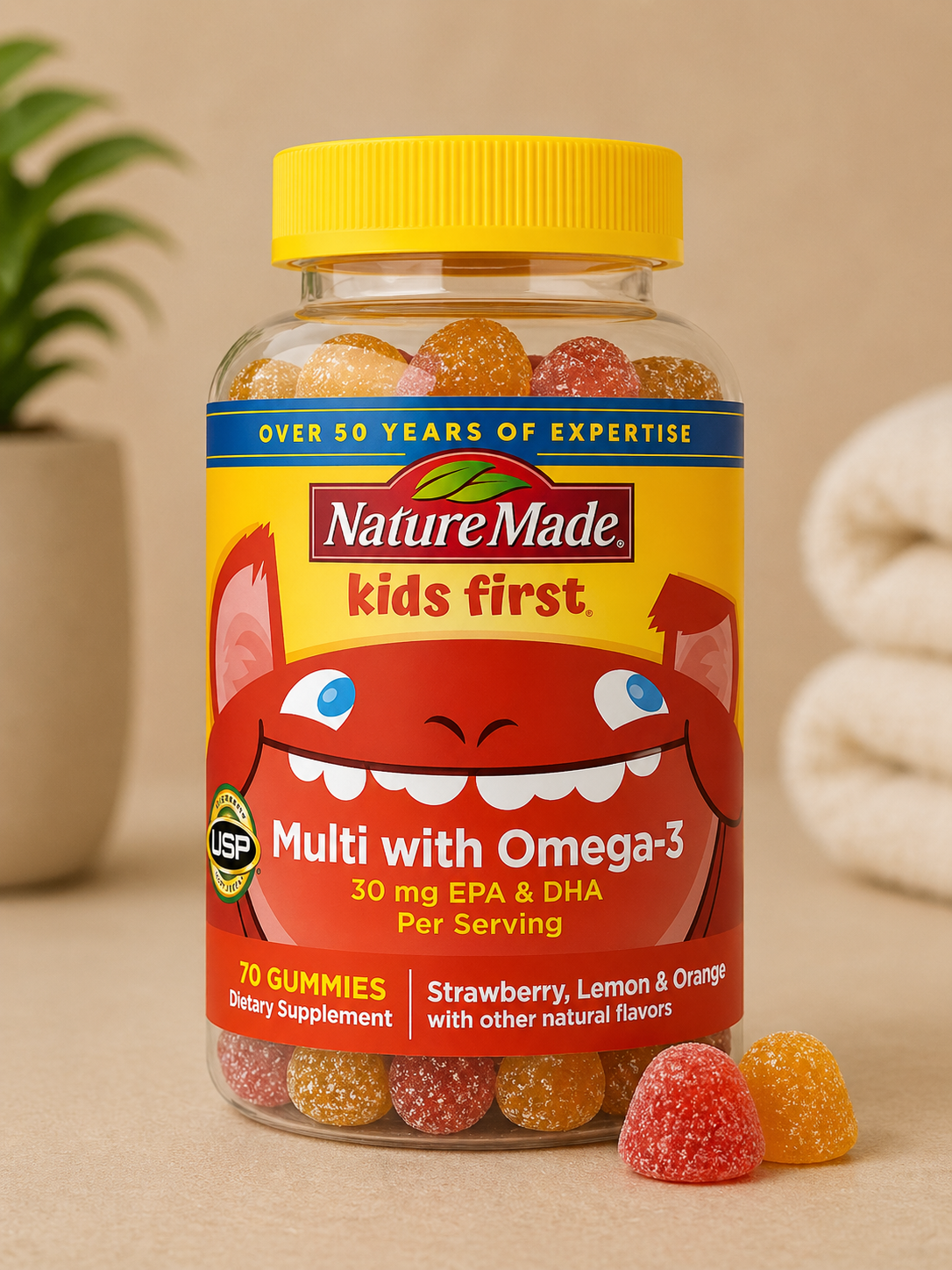 Multivitamínico para Niños con Omega 3 -  Nature Made Kids 