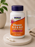 Vitamina D-3 & K-2 - NOW